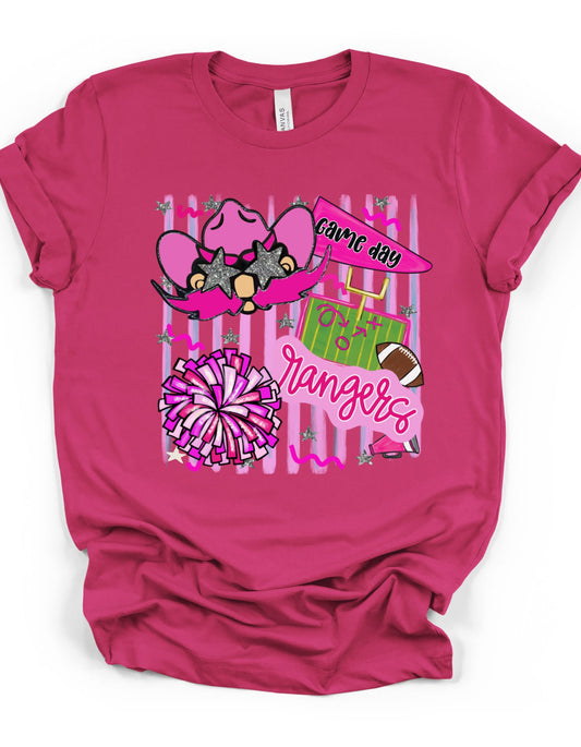 Pink Rangers Game Day T-Shirt