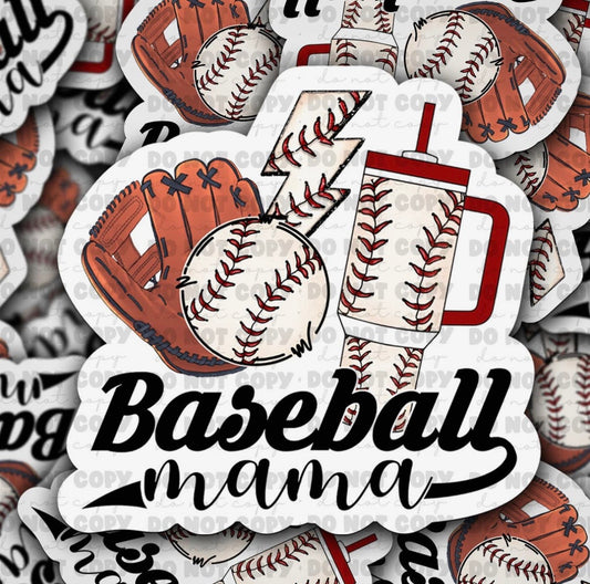 Baseball Mama Sticker