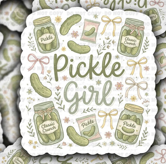 Pickle Girl Sticker