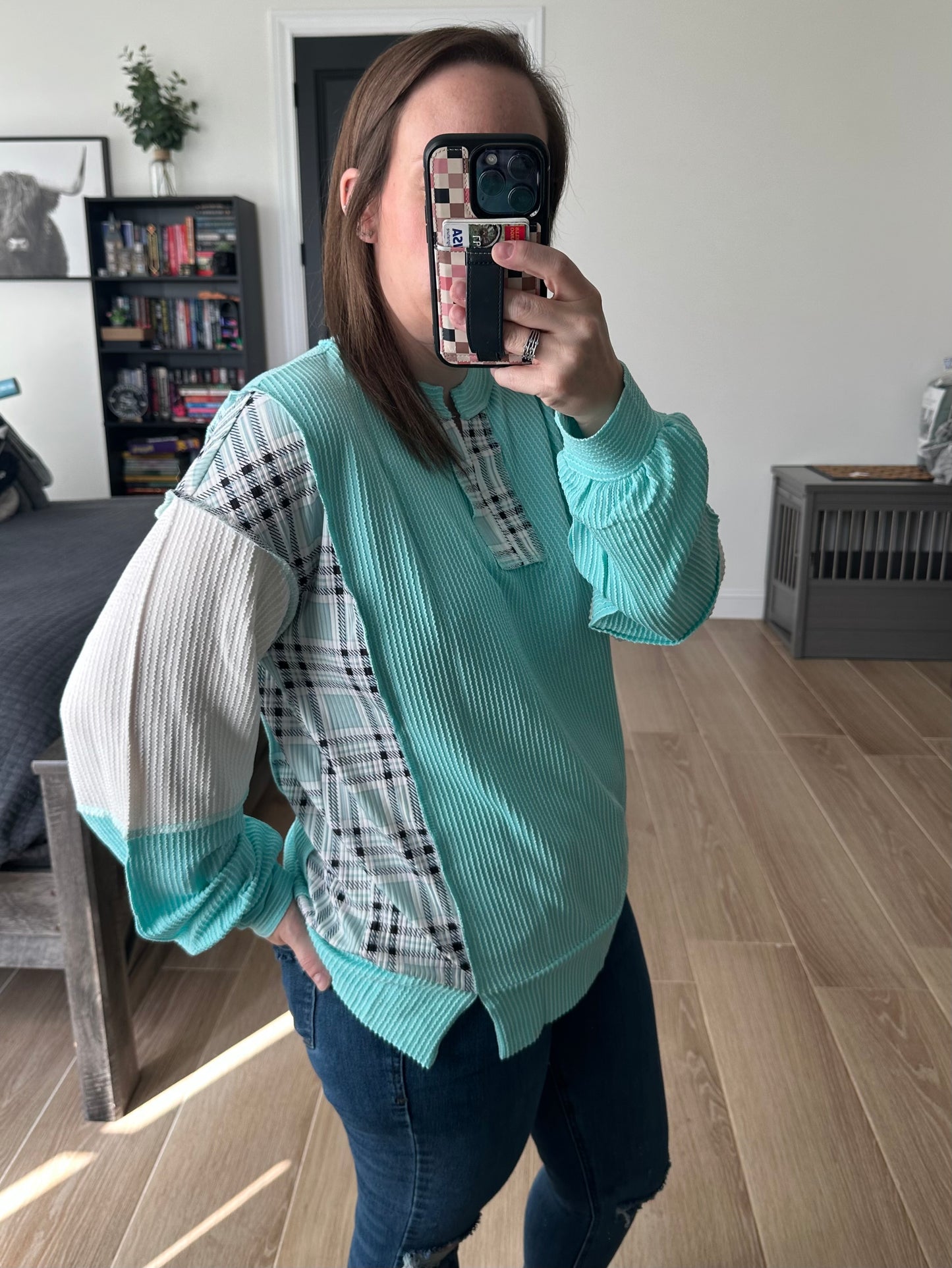 Mint Cord Top