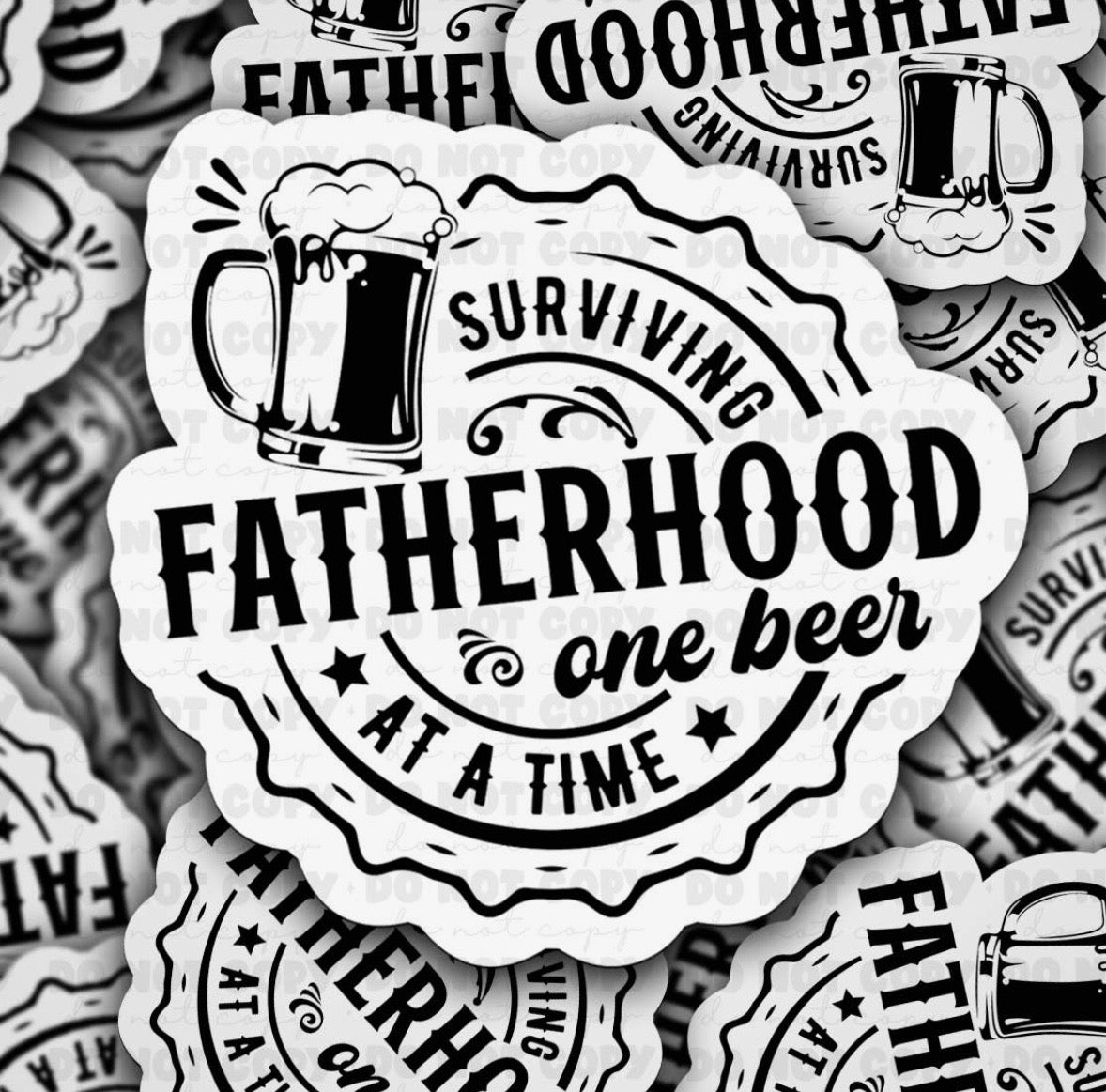Surviving Fatherhood Sticker