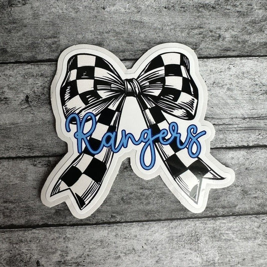 Rangers Bow Sticker