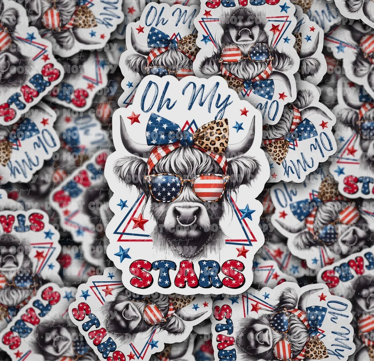 Oh My Stars Sticker
