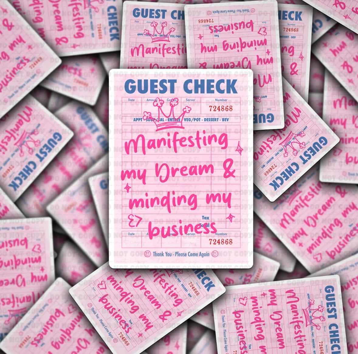 Manifesting My Dream Sticker