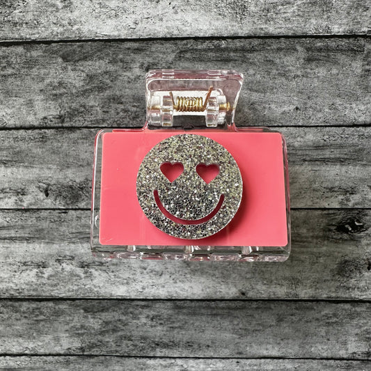 Smiley Face Claw Clip