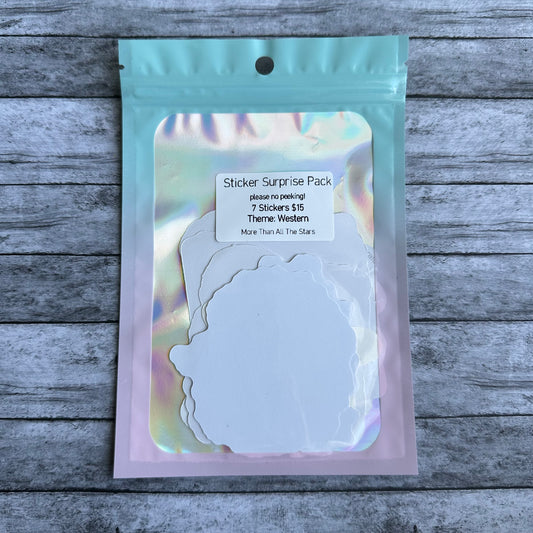 Mystery Sticker Pack (Theme-Western)