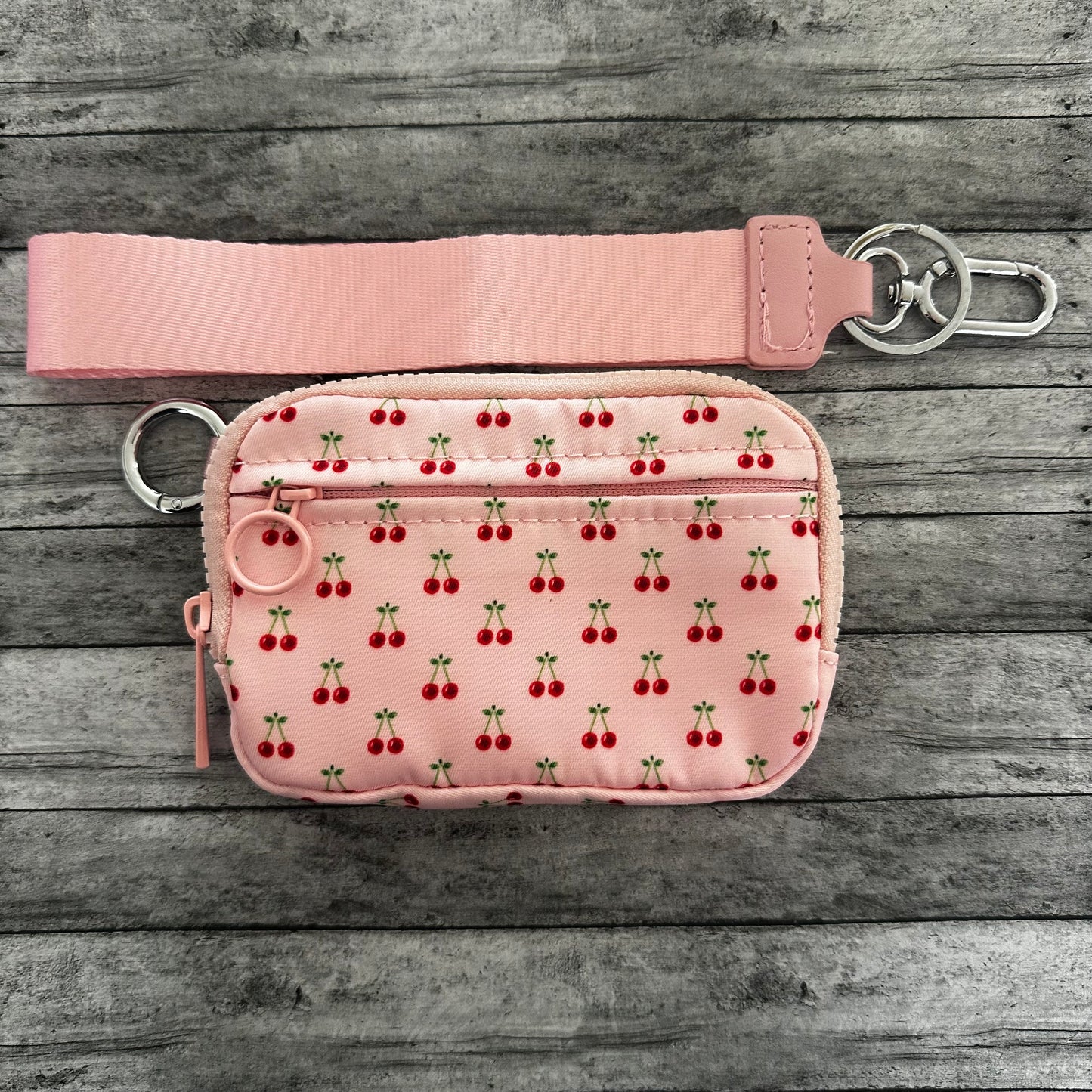 Cherry Wristlet Wallet