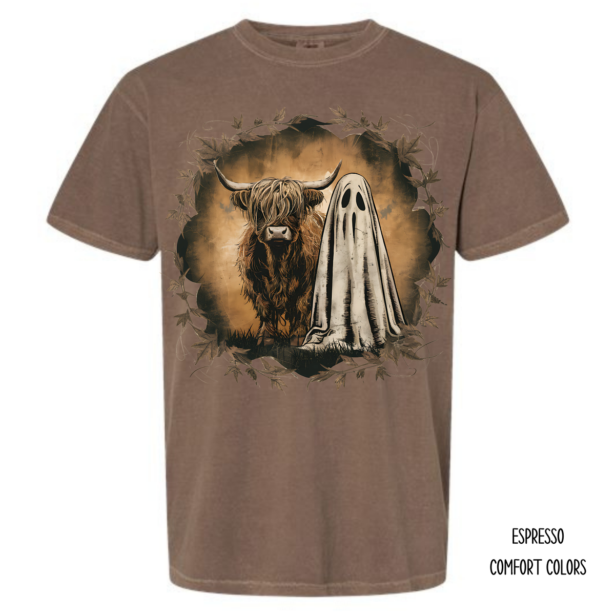 Highland Cow & Ghost (Multiple Options) T-Shirt