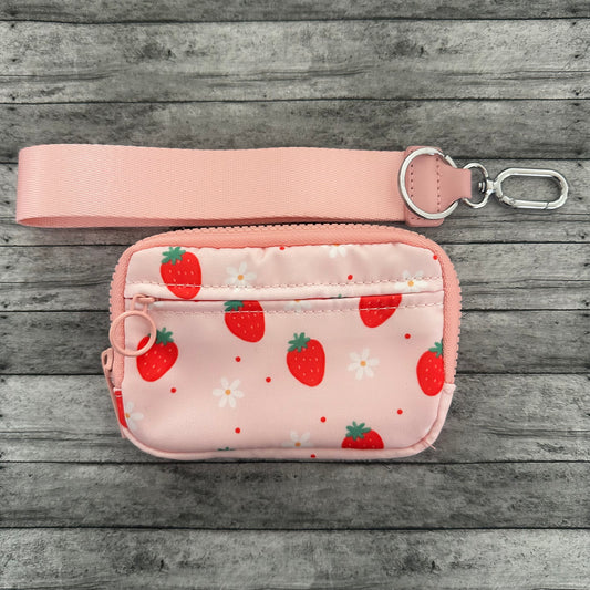 Strawberry Wristlet Wallet