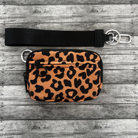 Leopard Wristlet Wallet
