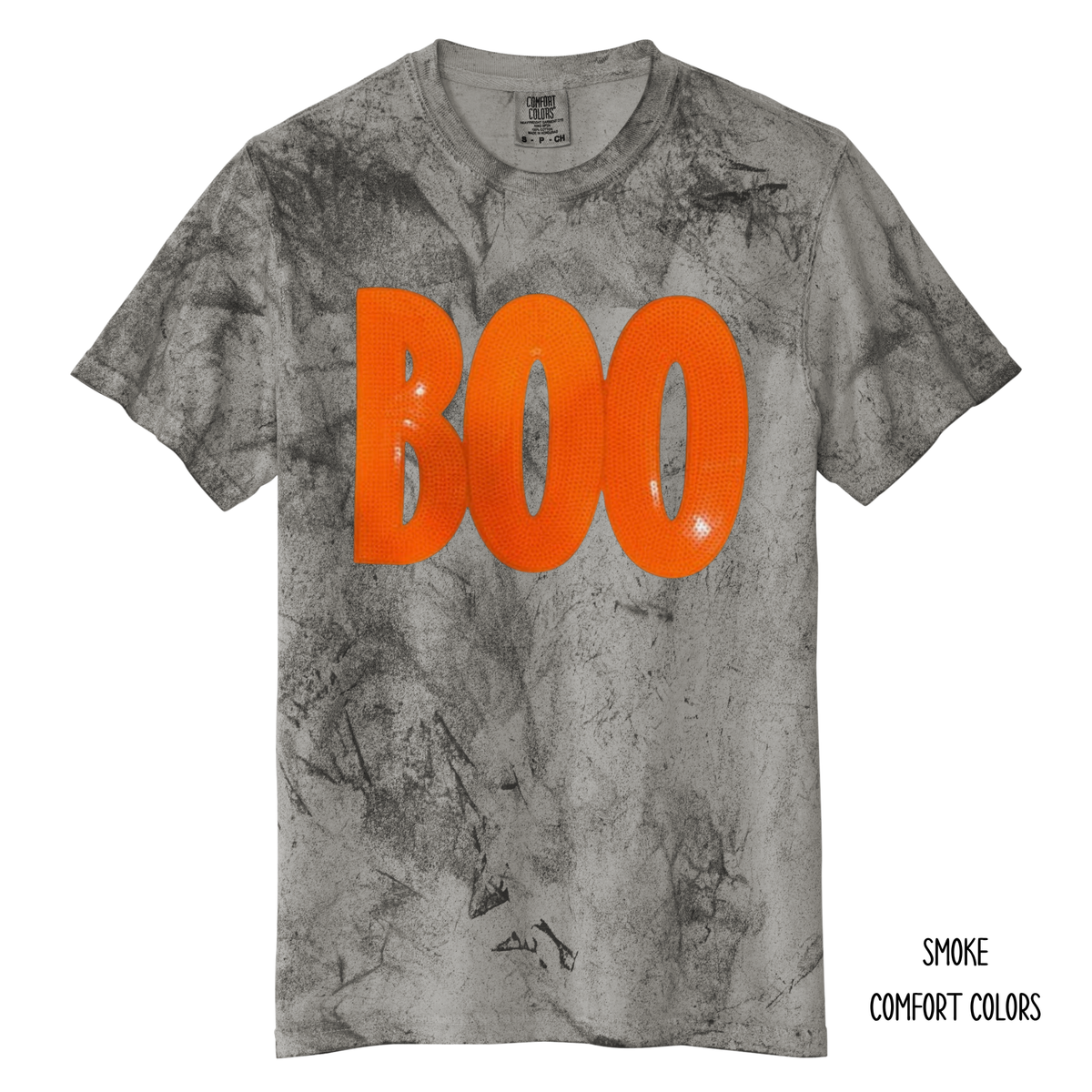 Boo Sequins Orange (Multiple Options) T-Shirt