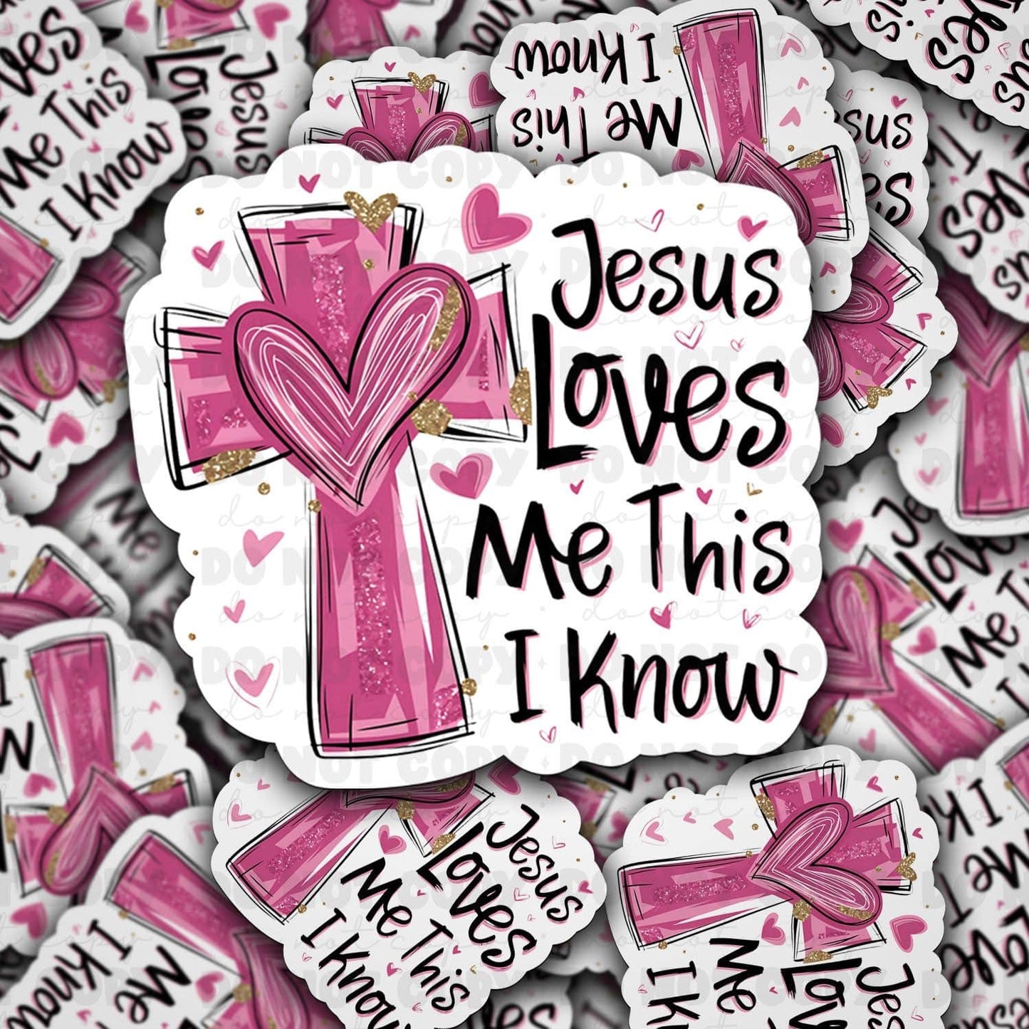 Jesus Loves Me Sticker