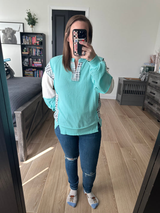 Mint Cord Top