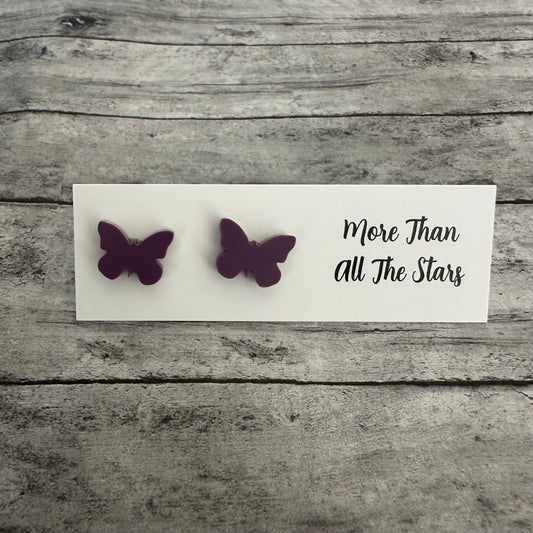 Butterfly Stud