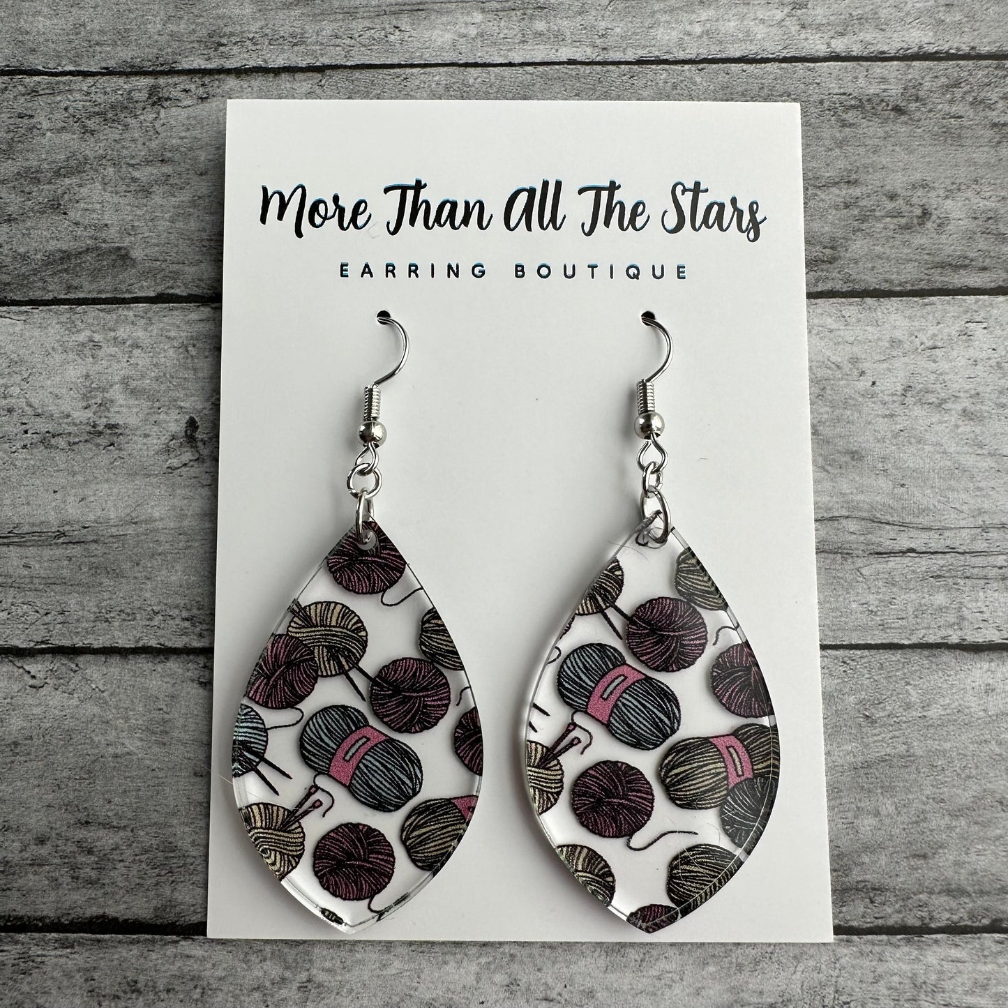 Knitting Earrings