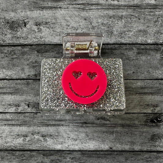 Smiley Face Claw Clip