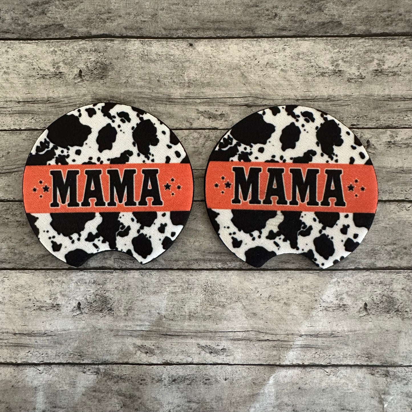 Cow Mama Neoprene Car Coaster
