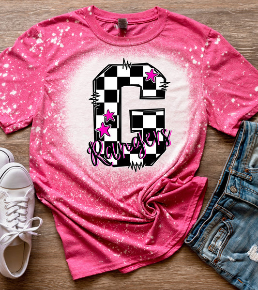 Bleached Pink Rangers “G” T-Shirt