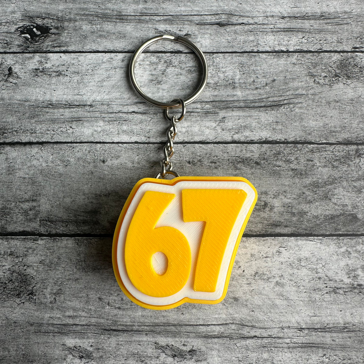 67 Keychain Clicker Yellow