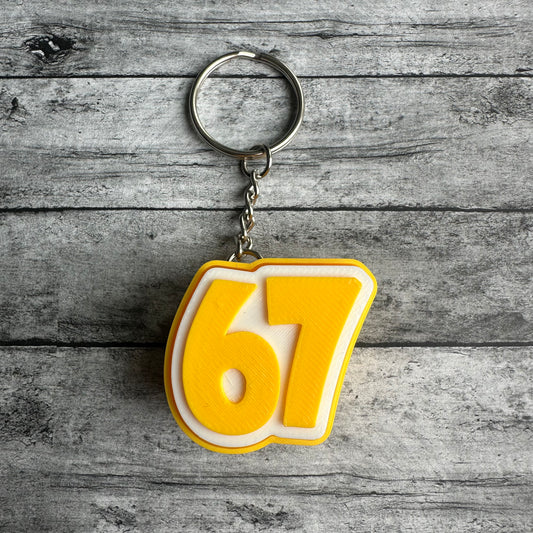 67 Keychain Clicker Yellow