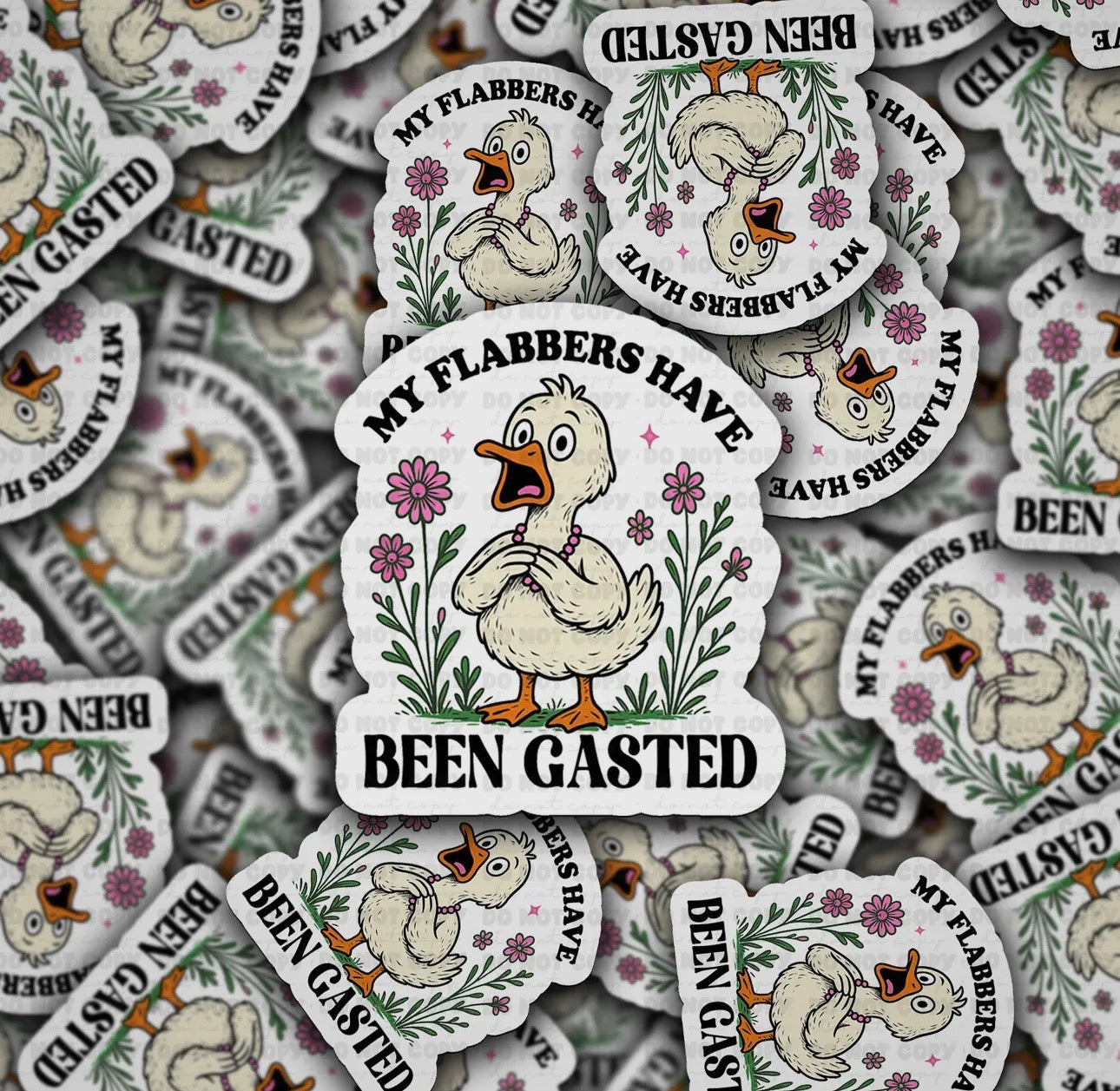 My Flabbers Have Been Gasted Sticker