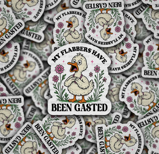 My Flabbers Have Been Gasted Sticker