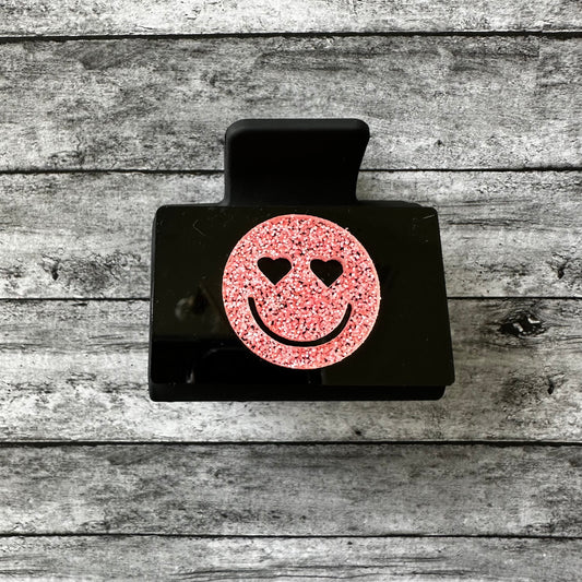 Smiley Face Claw Clip