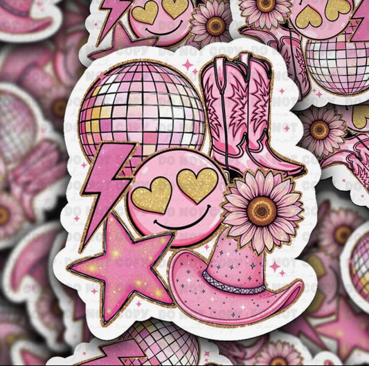 Western Cowgirl Sticker