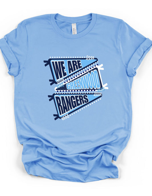 We Are Greenwood Rangers Flag T-Shirt