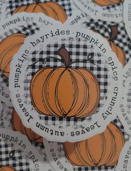 Pumpkins And Hayrides Stickers