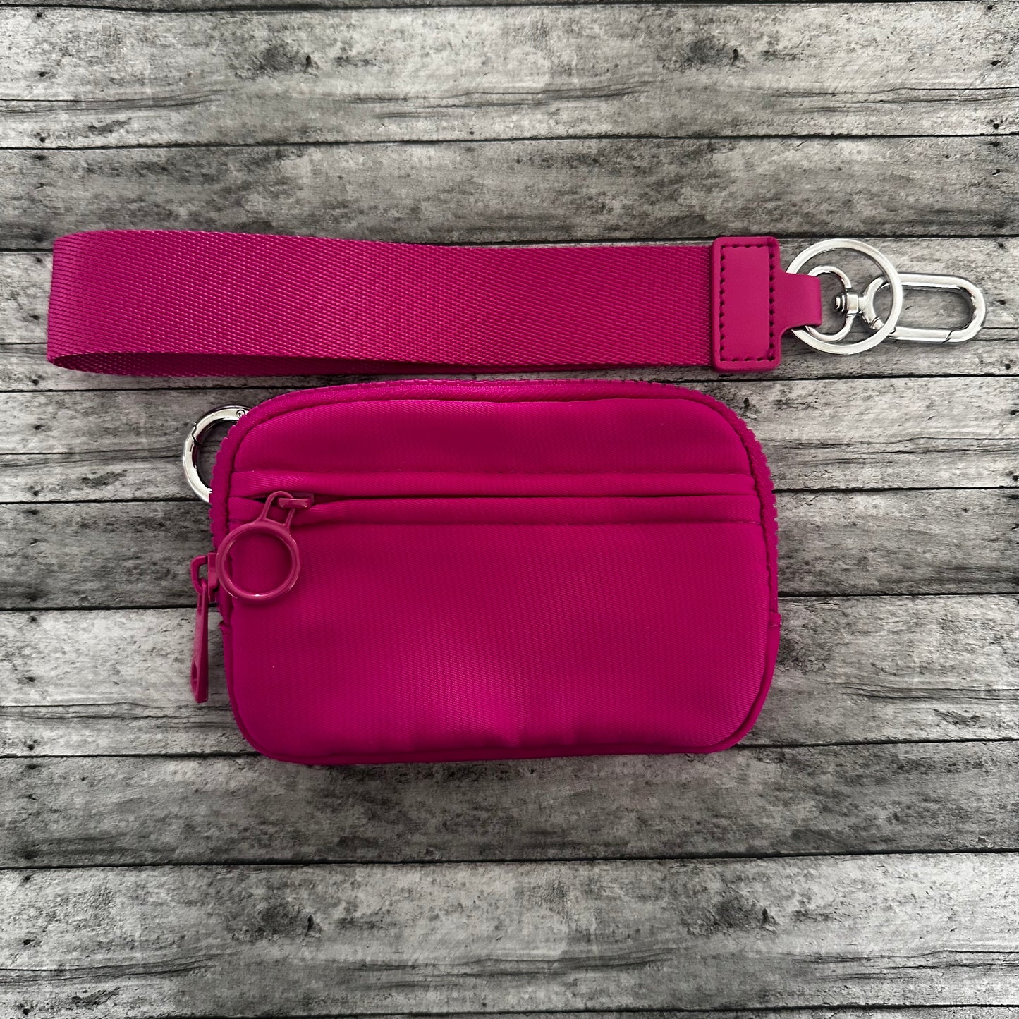 Magenta Wristlet Wallet