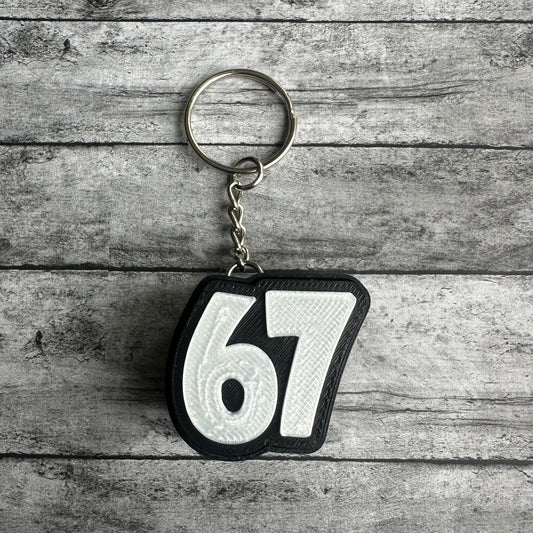 67 Keychain Clicker Black