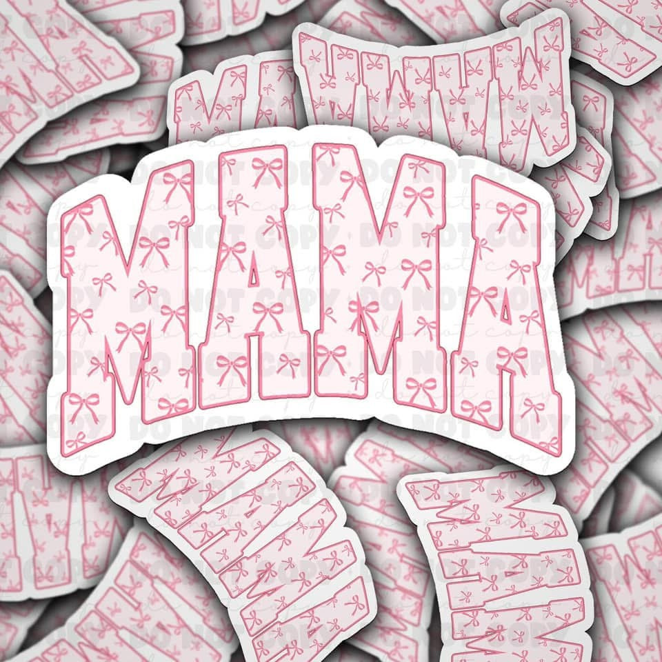 Mama Bow Sticker