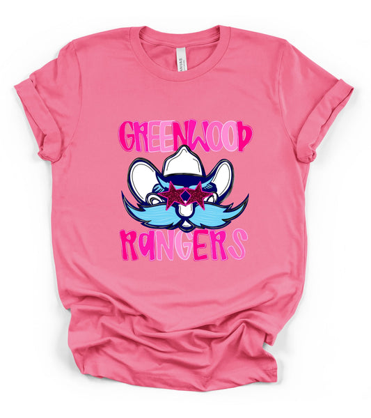 Pink Greenwood Rangers T-Shirt
