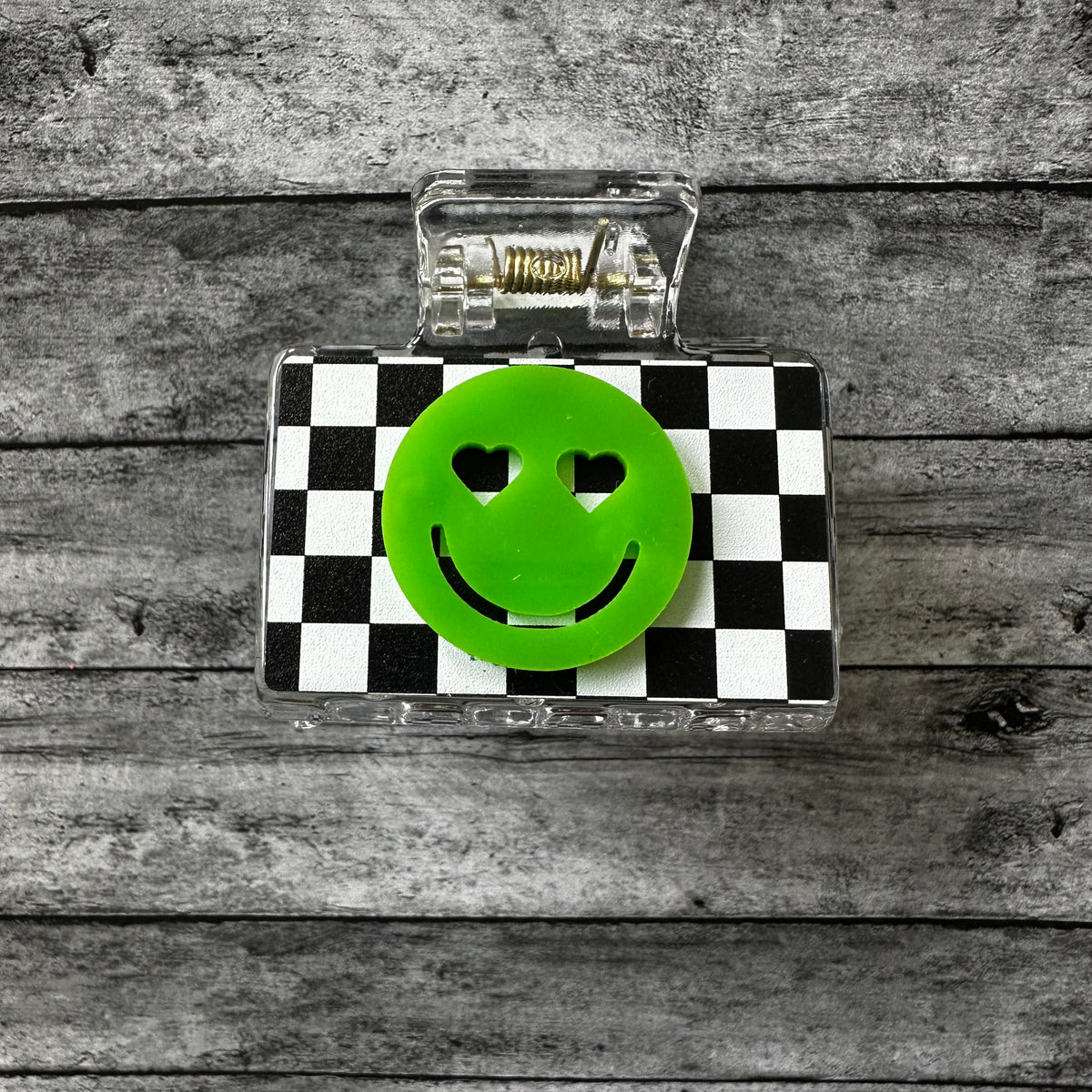 Smiley Face Claw Clip