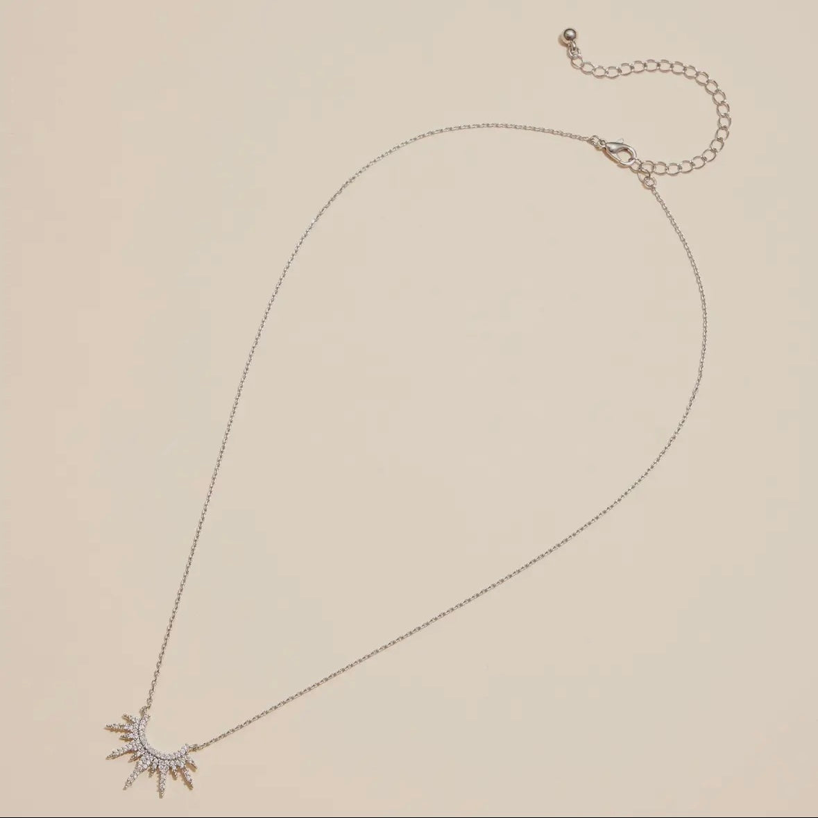 Half Sunburst Necklace