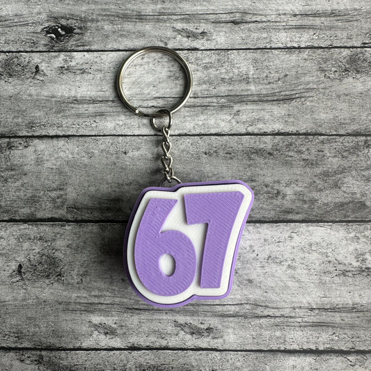 67 Keychain Clicker Light Purple