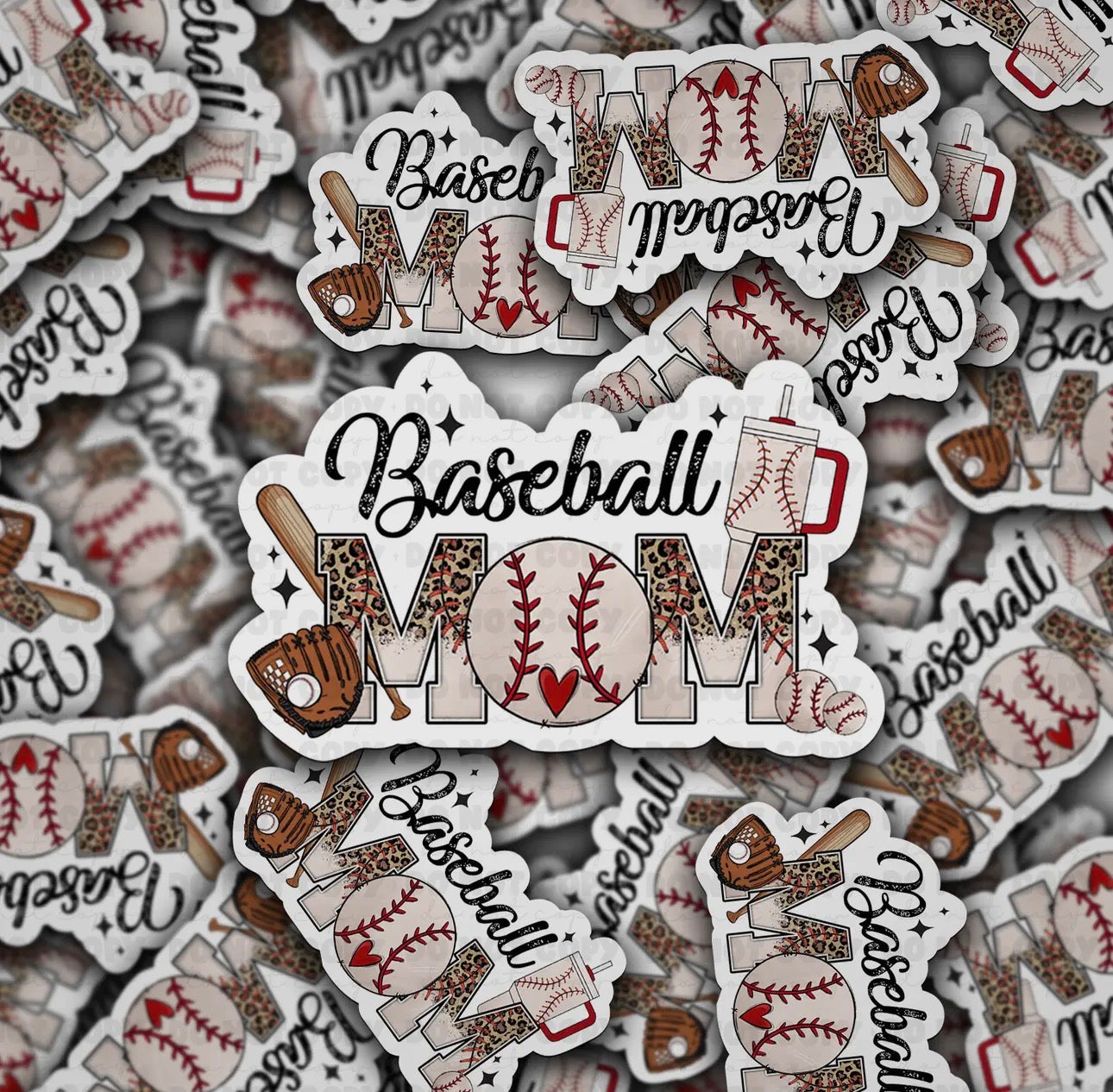 Baseball Mom Sticker