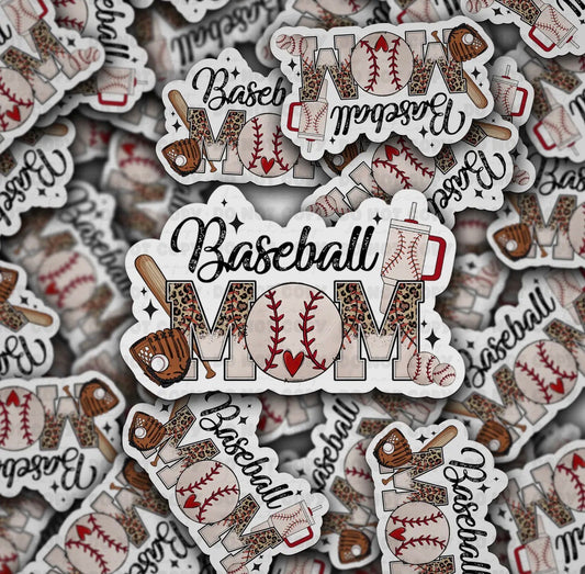 Baseball Mom Sticker