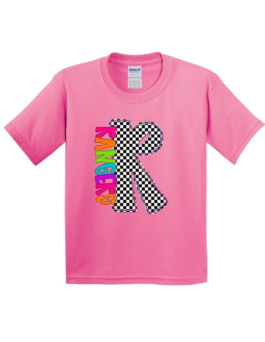Pink Neon “R” Rangers Youth Shirt