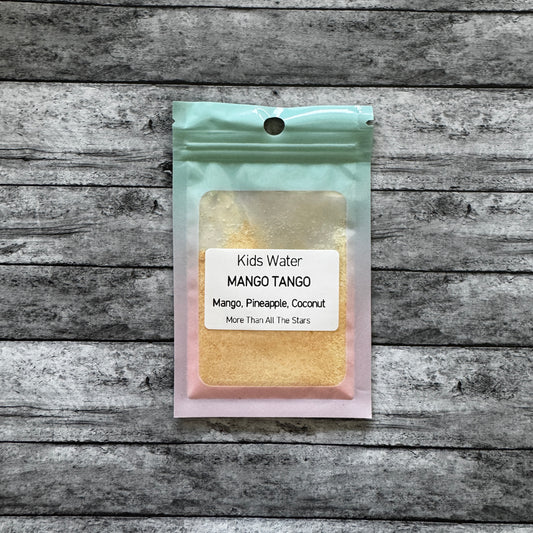 Mango Tango Kids Water Drink Mix (Mango, Pineapple, Coconut)
