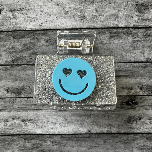 Smiley Face Claw Clip