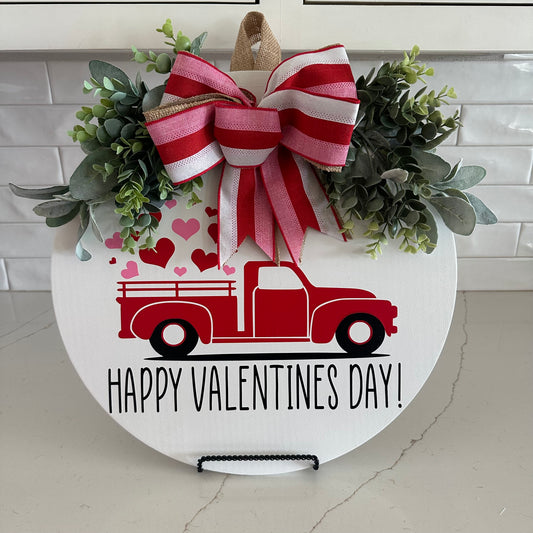 Valentine’s Day Truck Door Hanger