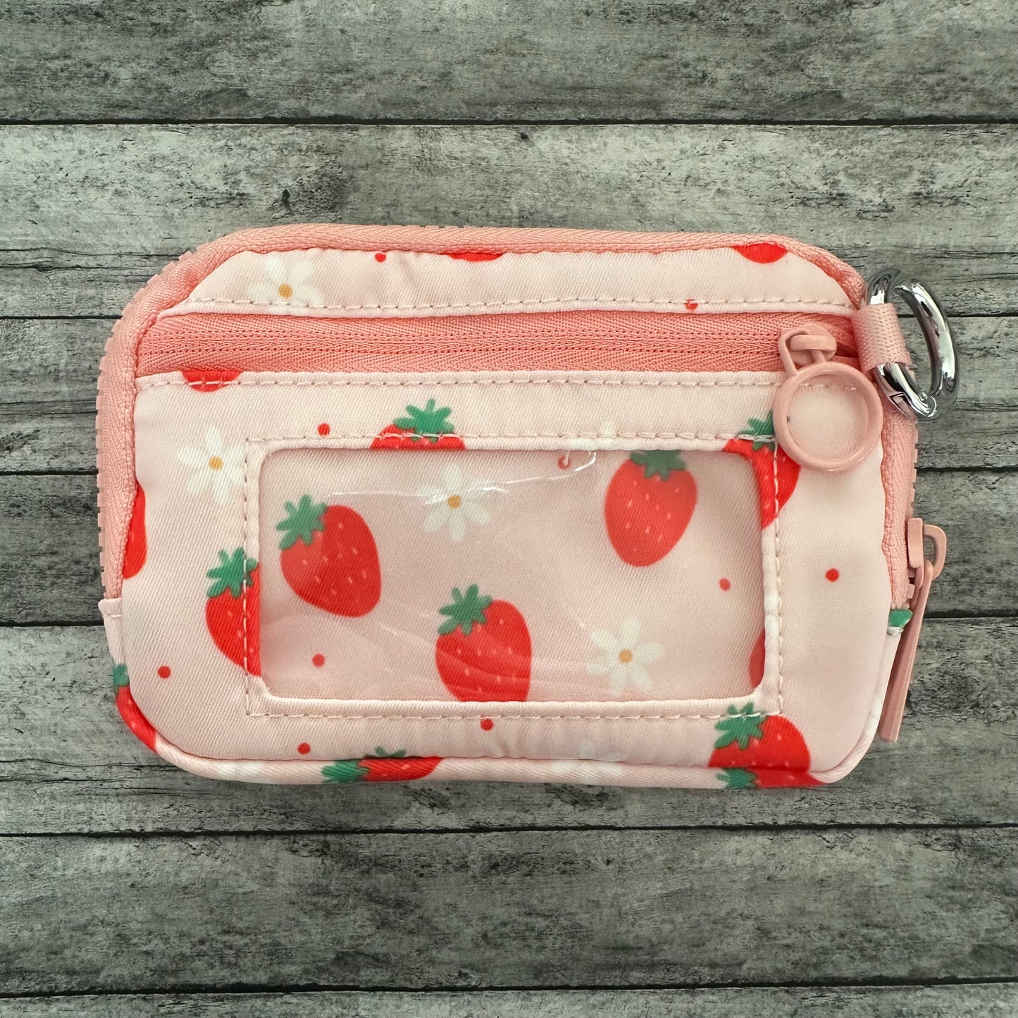 Strawberry Wristlet Wallet