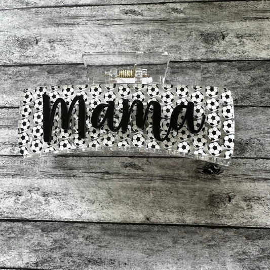 Soccer Mama Claw Clip