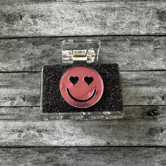 Smiley Face Claw Clip