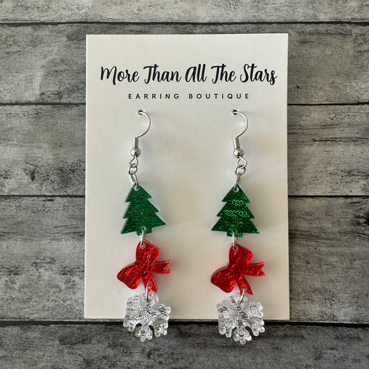 Christmas Stack Earrings