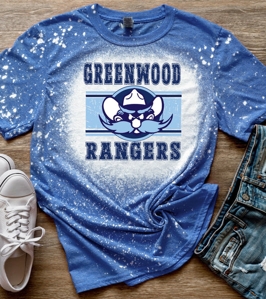 Bleached Rangers Varsity Stripe T-Shirt