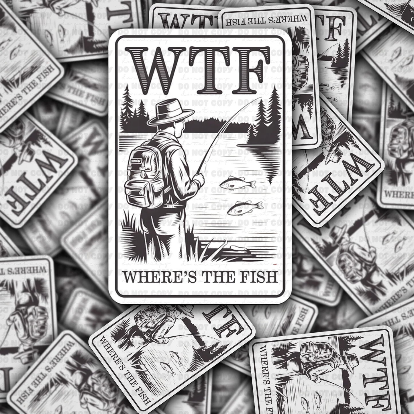 WTF Where’s The Fish Sticker