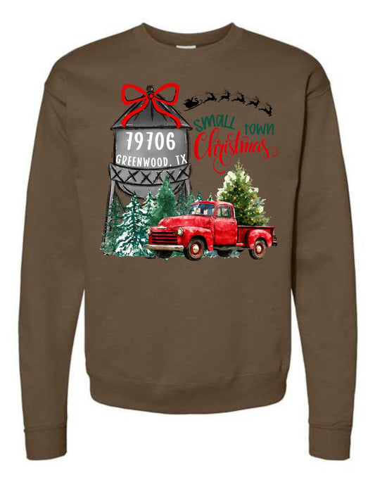 Small Town Christmas Greenwood Sweatshirt